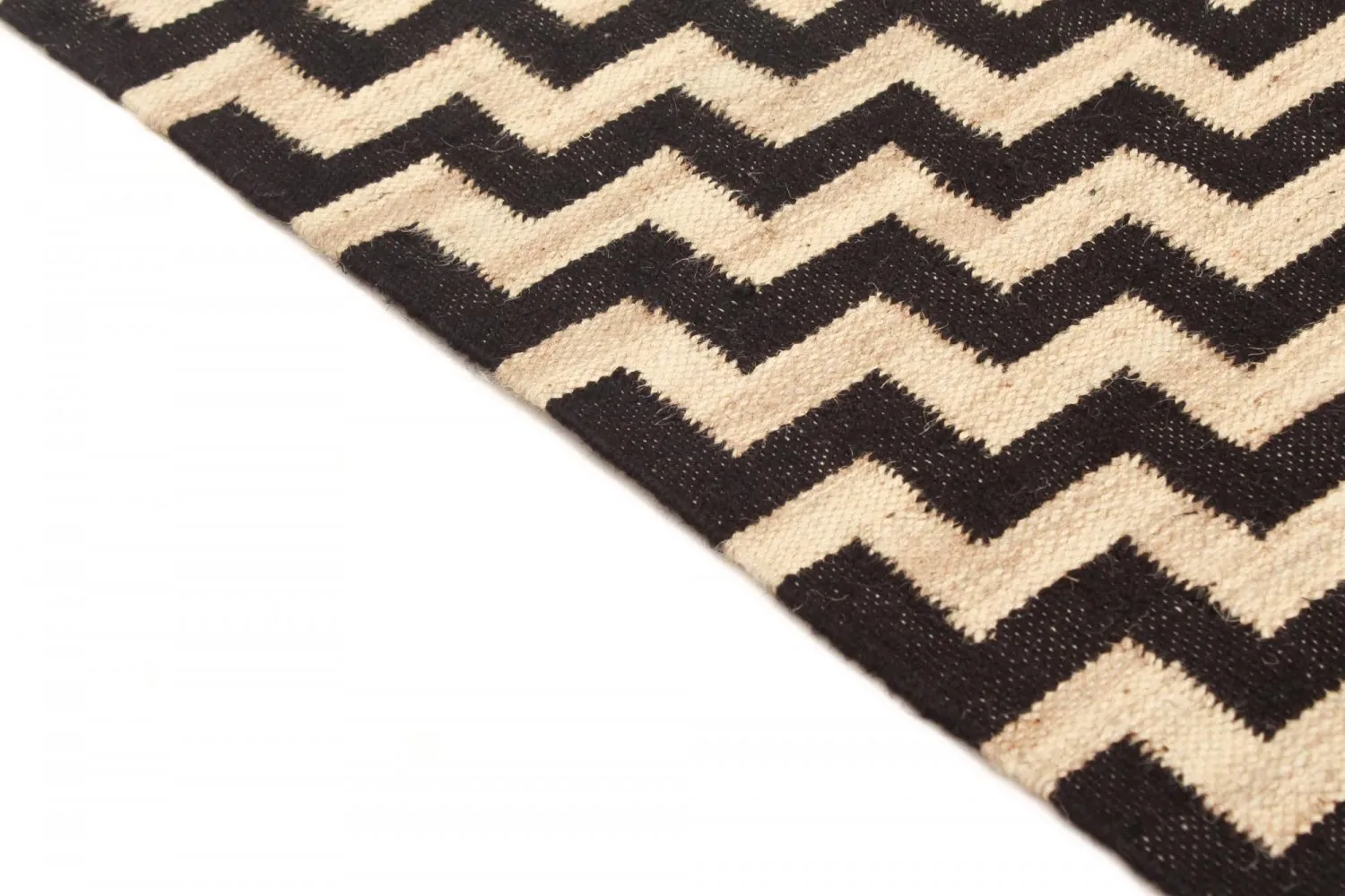 Tapete de juta - Cabana (bege/preto)