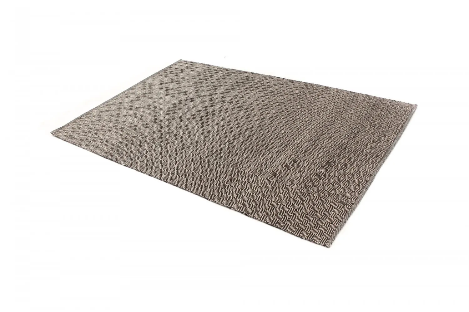 Tapete de lã - Varella (preto/branco)