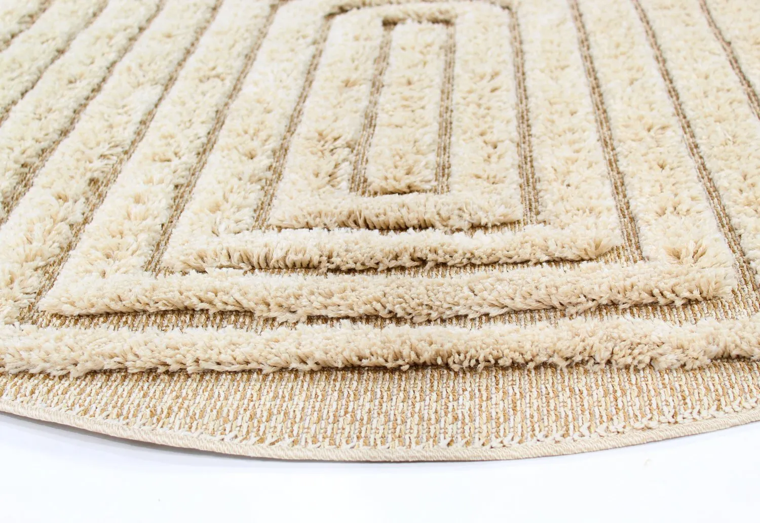 Tapetes redondos - Torres (bege)