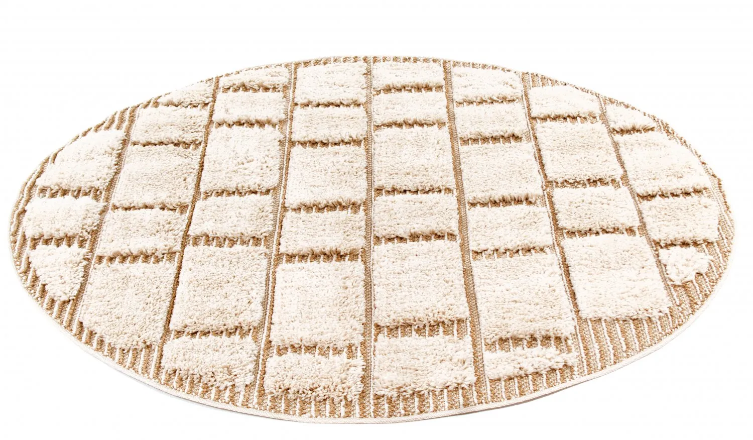 Tapetes redondos - Lousa (bege)