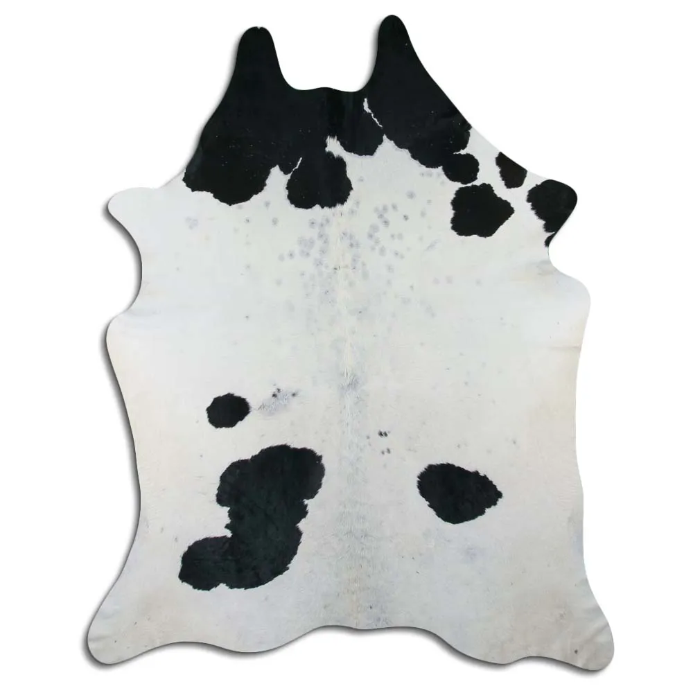 Couro de vaca - Preto/branco 52