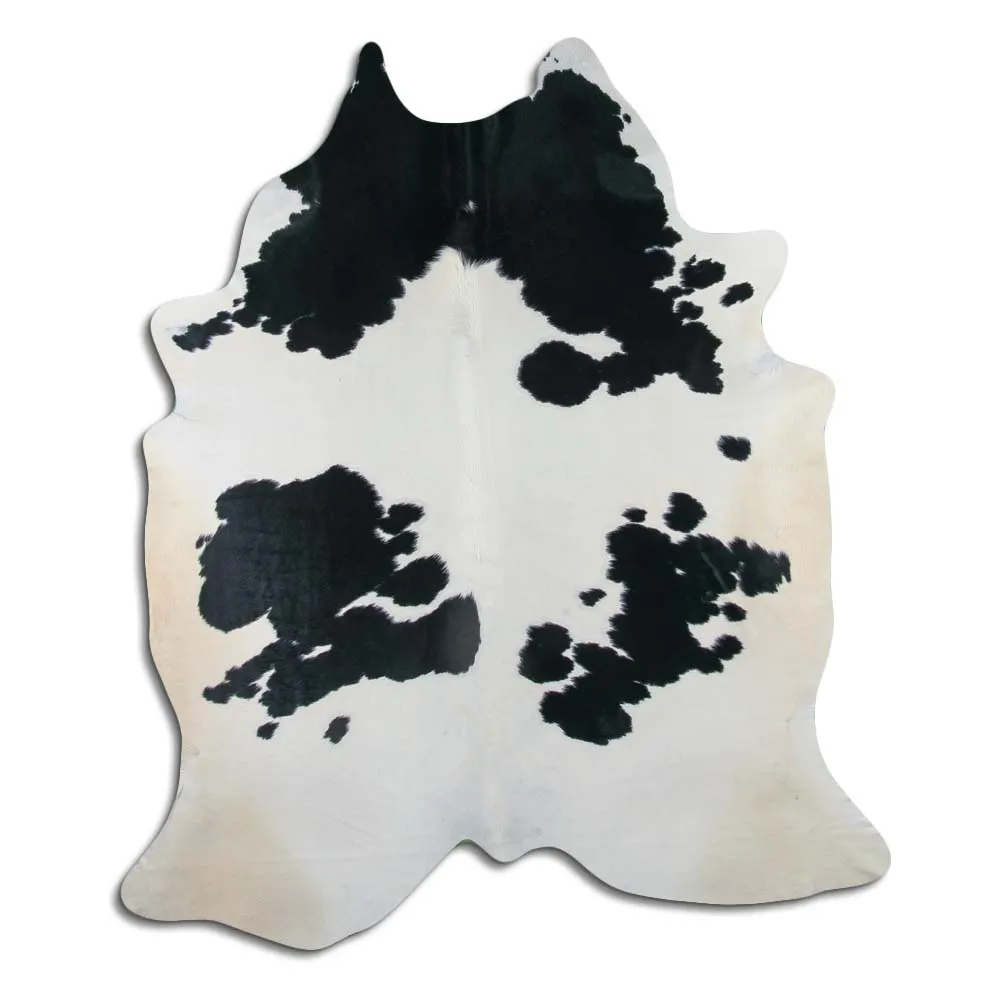 Couro de vaca - Preto/branco 620