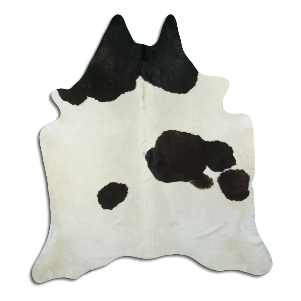 Couro de vaca - Preto/branco 655