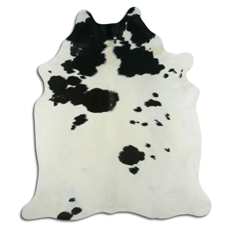Couro de vaca - Preto/branco 1037