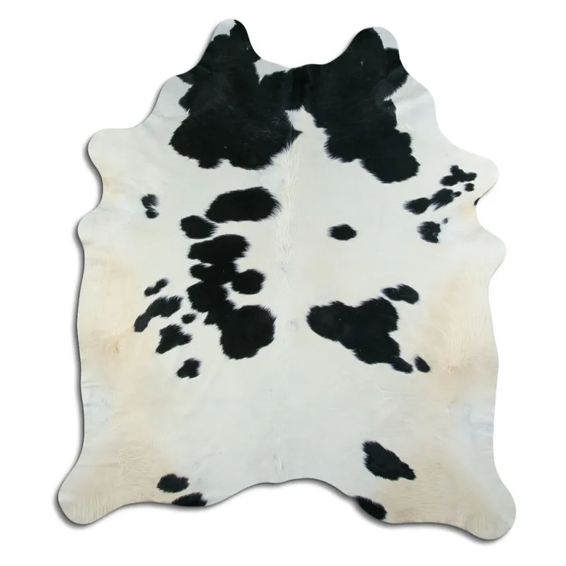 Couro de vaca - Preto/branco 1038