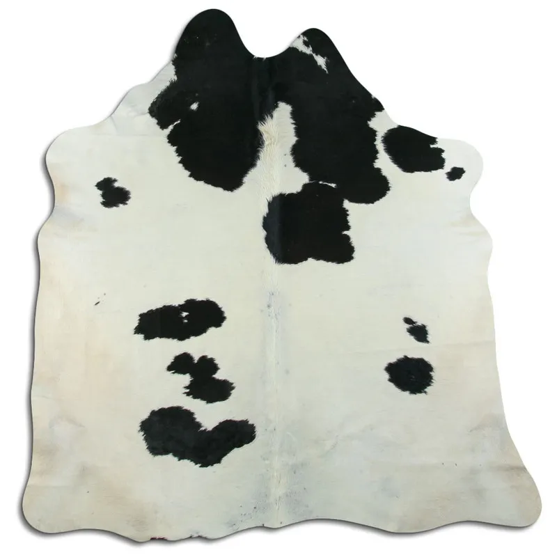 Couro de vaca - Preto/branco 1051