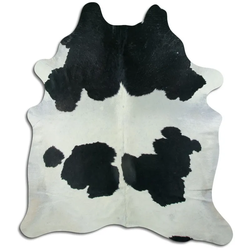 Couro de vaca - Preto/branco 1055