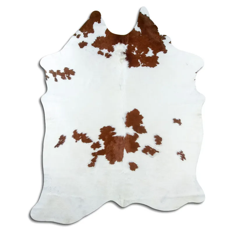Couro de vaca - marrom/branco 1493