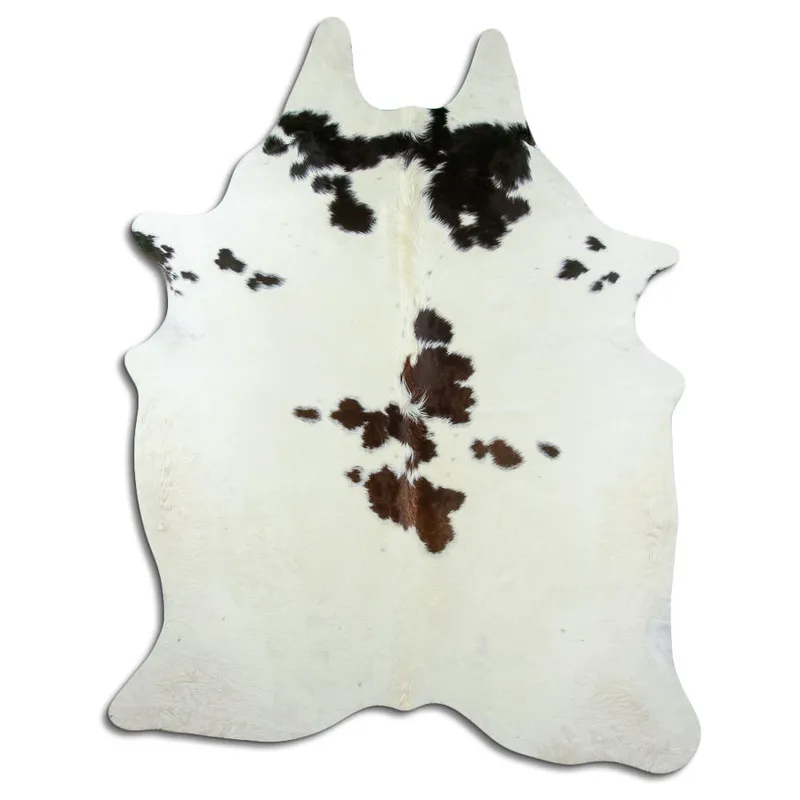 Couro de vaca - marrom/branco 1497