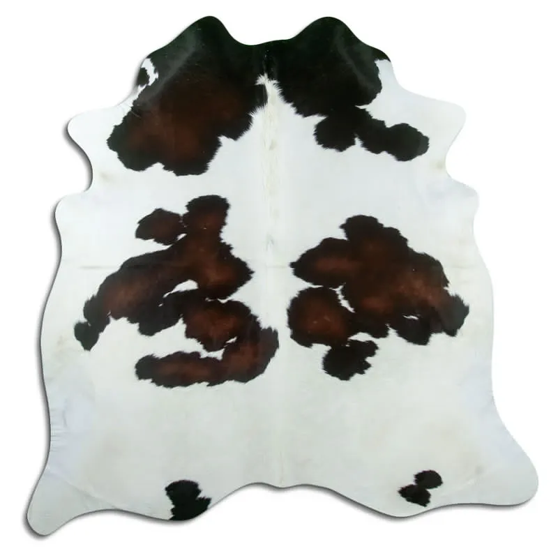 Couro de vaca - marrom/branco 1498