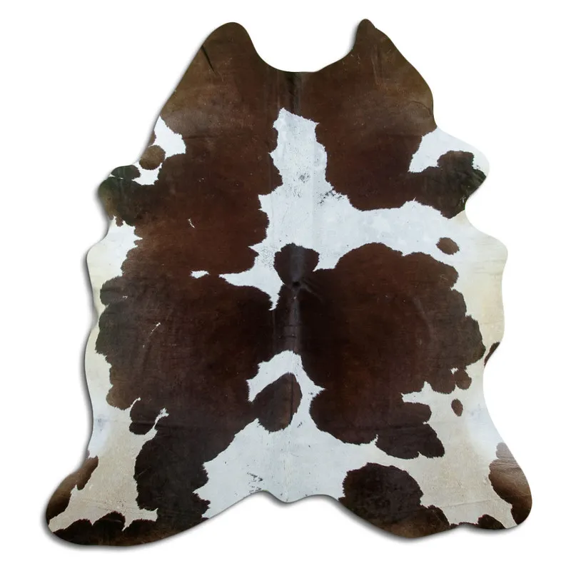 Couro de vaca - marrom/branco 1505