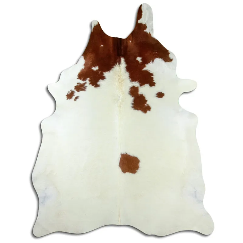 Couro de vaca - marrom/branco 1521
