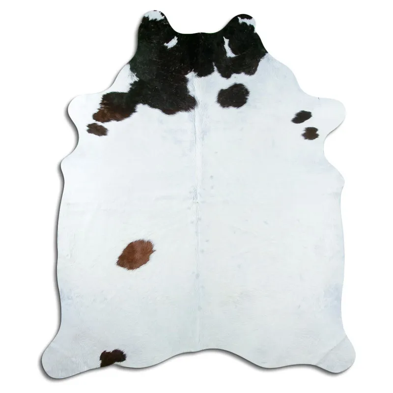 Couro de vaca - marrom/branco 1525