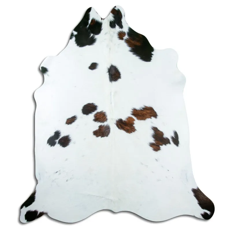 Couro de vaca - marrom/branco 1531