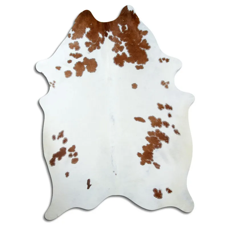 Couro de vaca - marrom/branco 1537