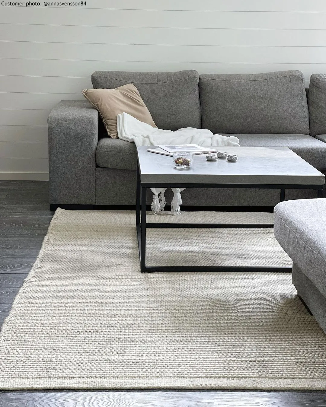 Tapete de lã - Coastal (creme)