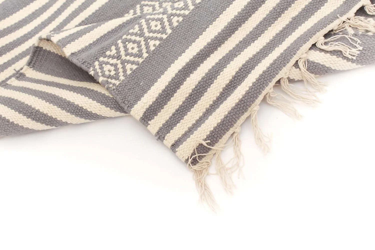 Tapete de retalhos - Ystad (cinza)