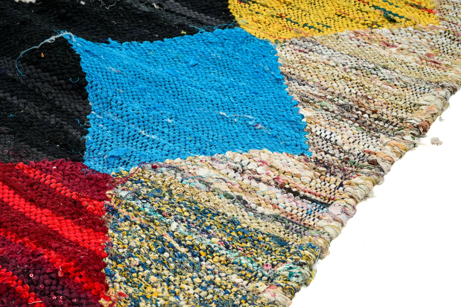 Tapete Berbere Marroquino Boucherouite 140 x 270 cm