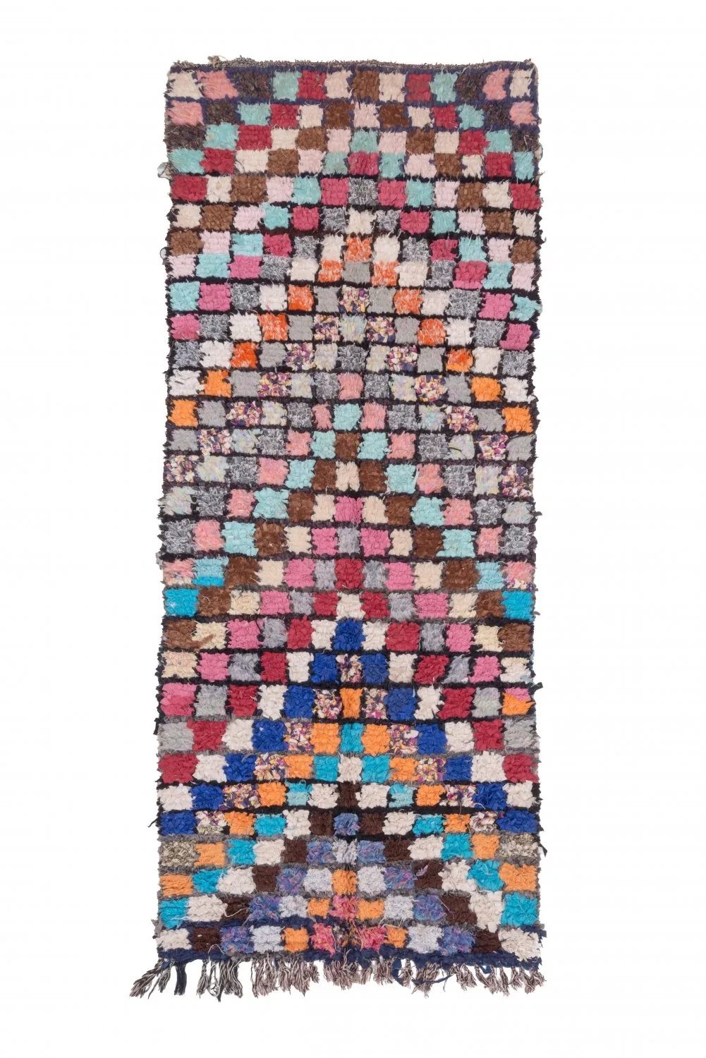 Tapete Berbere Marroquino Boucherouite 275 x 110 cm