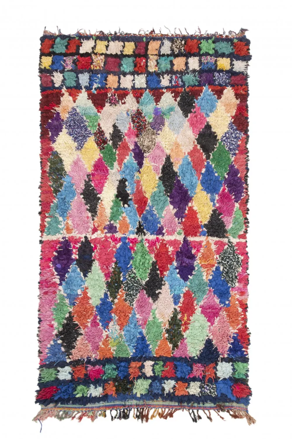 Tapete Berbere Marroquino Boucherouite 250 x 140 cm