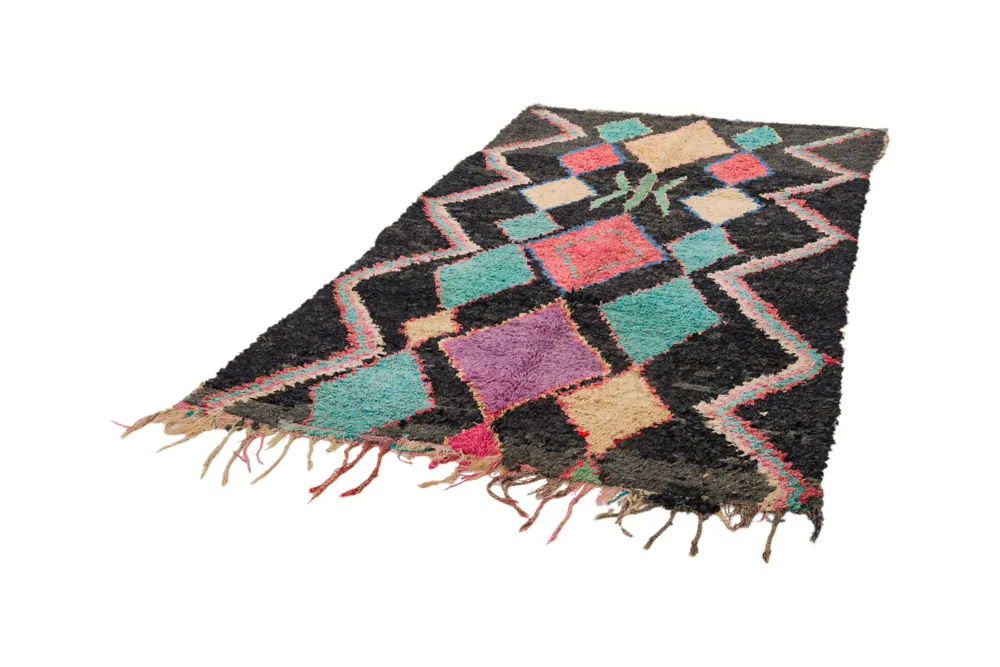 Tapete Berbere Marroquino Boucherouite 235 x 135 cm