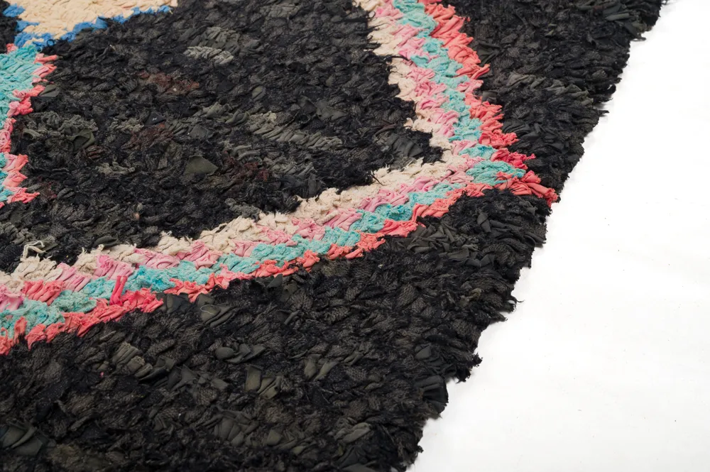 Tapete Berbere Marroquino Boucherouite 235 x 135 cm