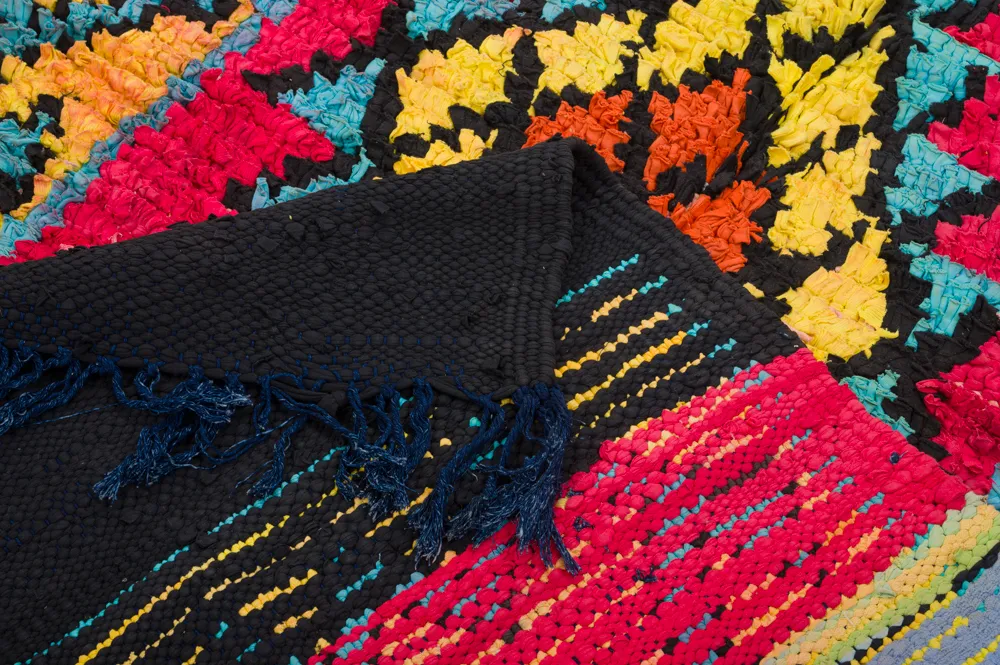 Tapete Berbere Marroquino Boucherouite 260 x 135 cm