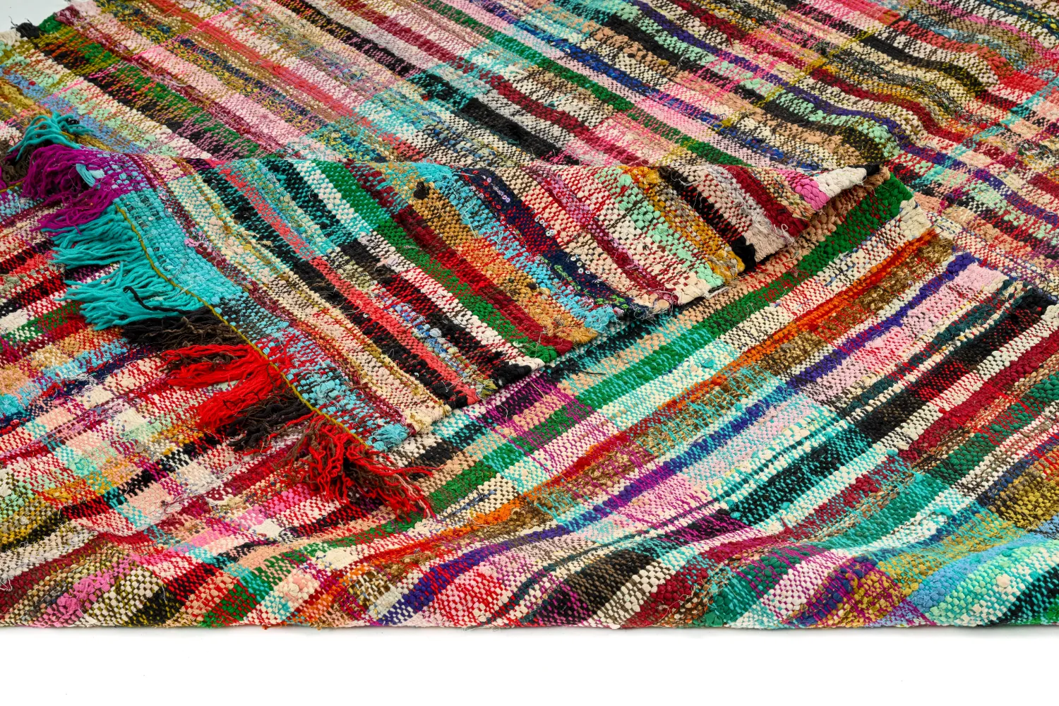 Tapete Berbere Marroquino Boucherouite 160 x 300 cm