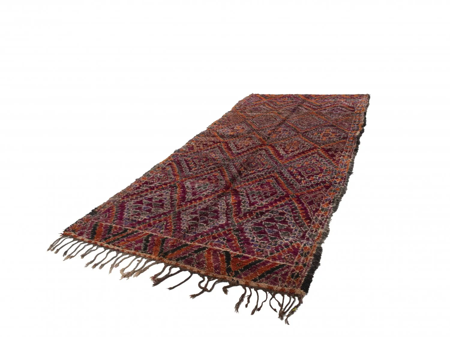 Tapete Kilim Marroquino Azilal Edição Especial 390 x 180 cm