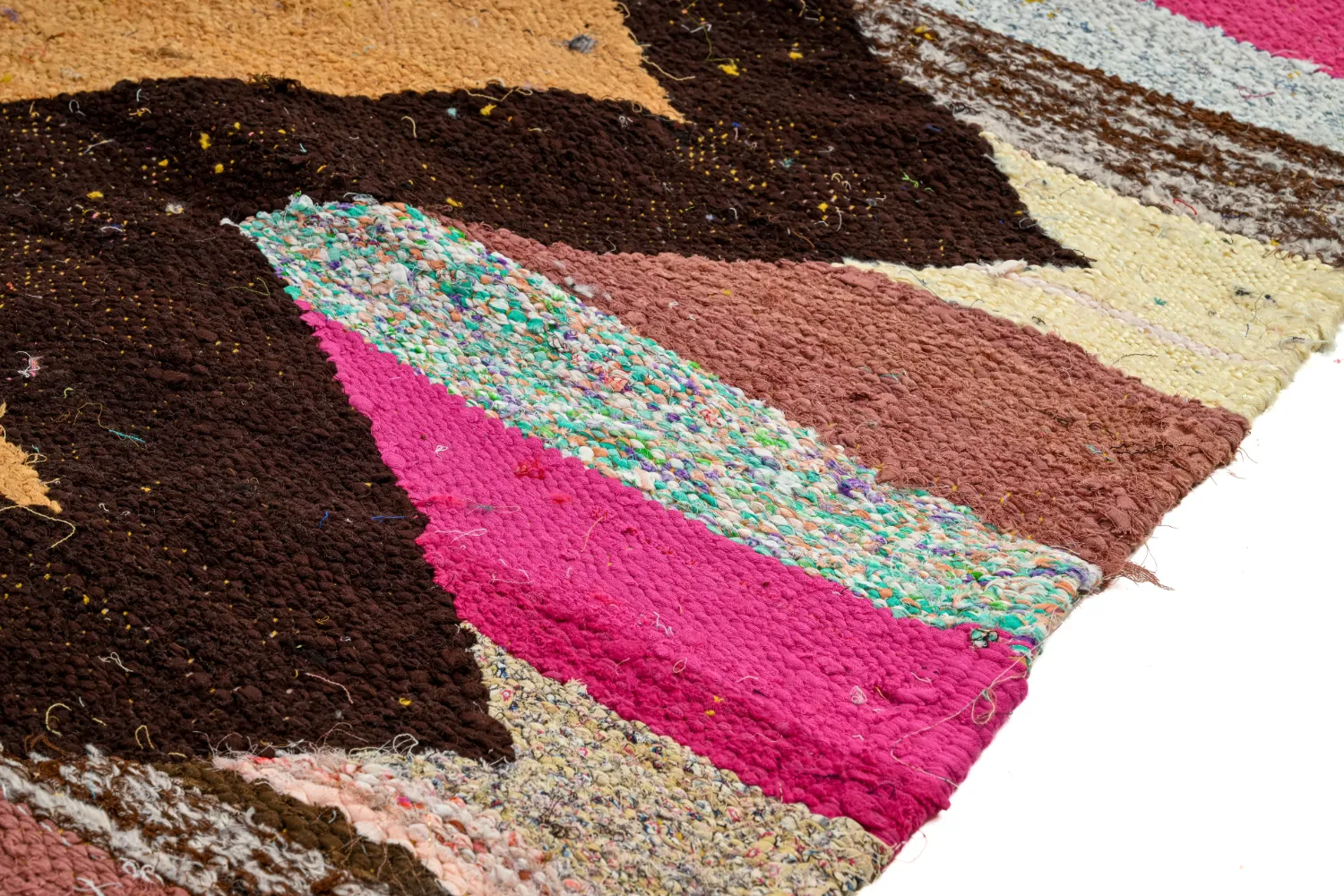 Tapete Berbere Marroquino Boucherouite 155 x 260 cm