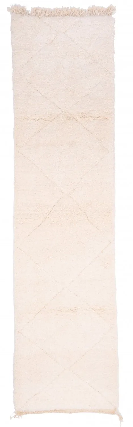 Tapete Kilim Marroquino Beni Ourain 320 x 75 cm
