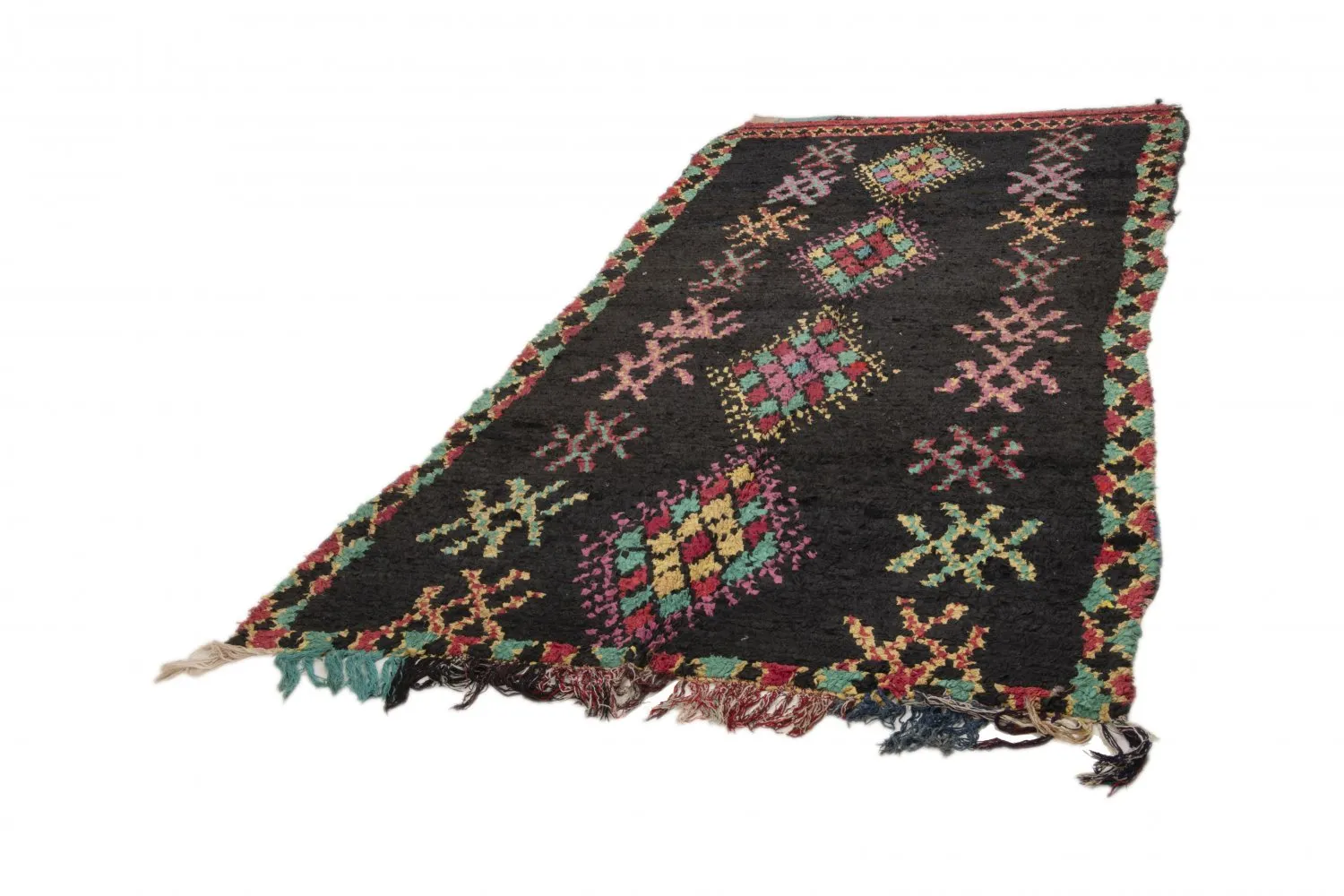 Tapete Berbere Marroquino Boucherouite 320 x 150 cm