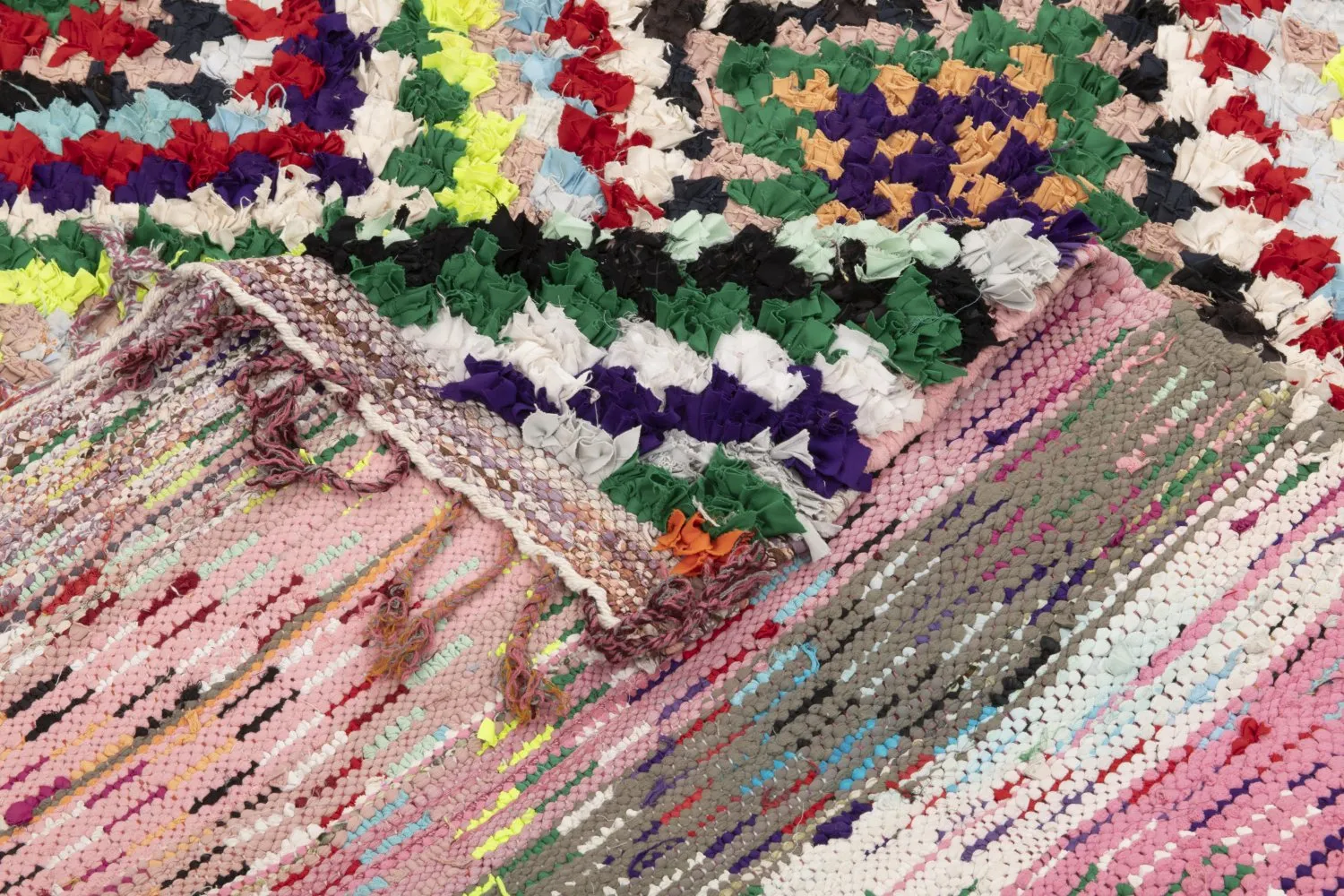 Tapete Berbere Marroquino Boucherouite 315 x 170 cm