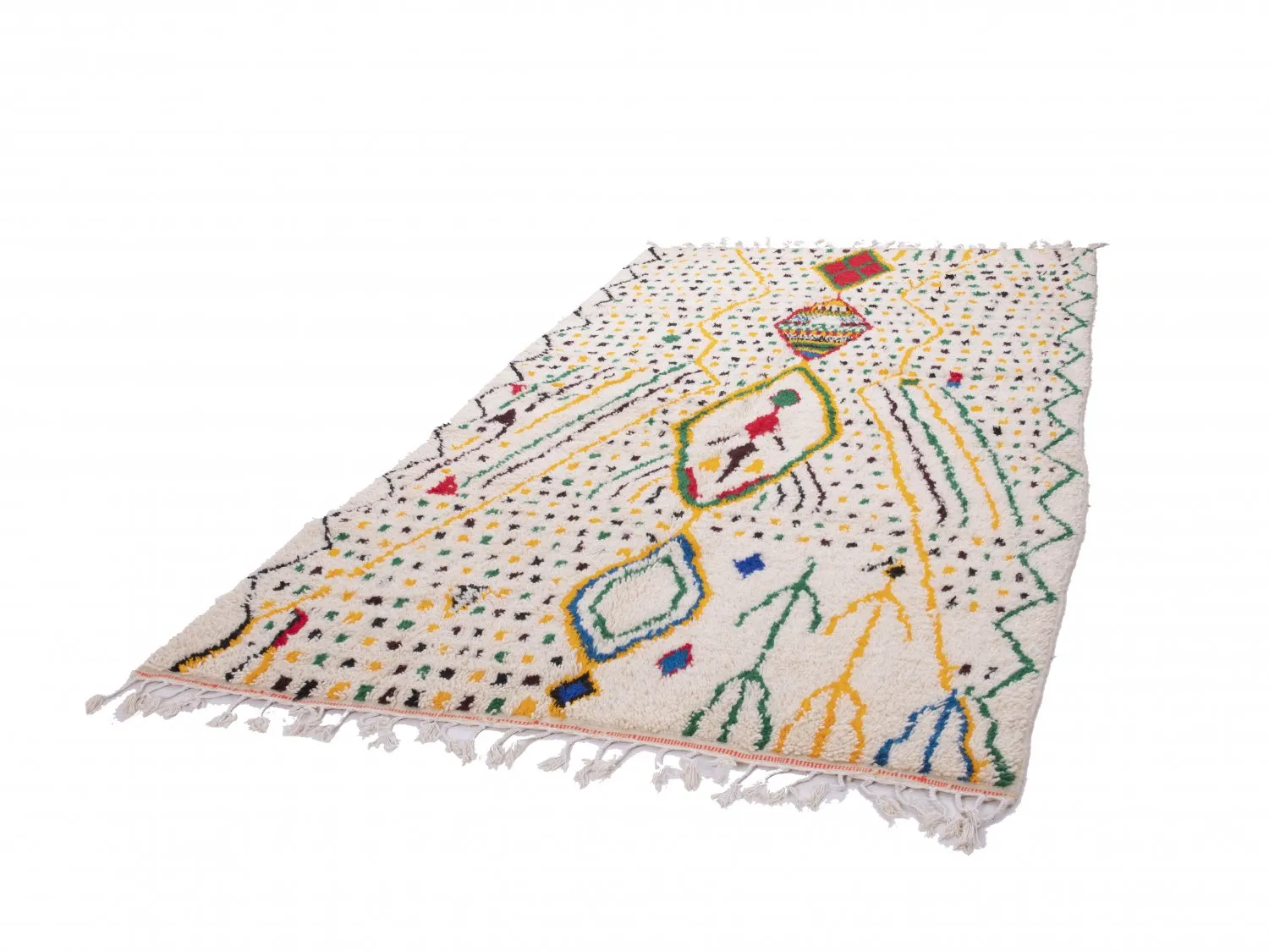 Tapete Kilim Marroquino Azilal 310 x 190 cm