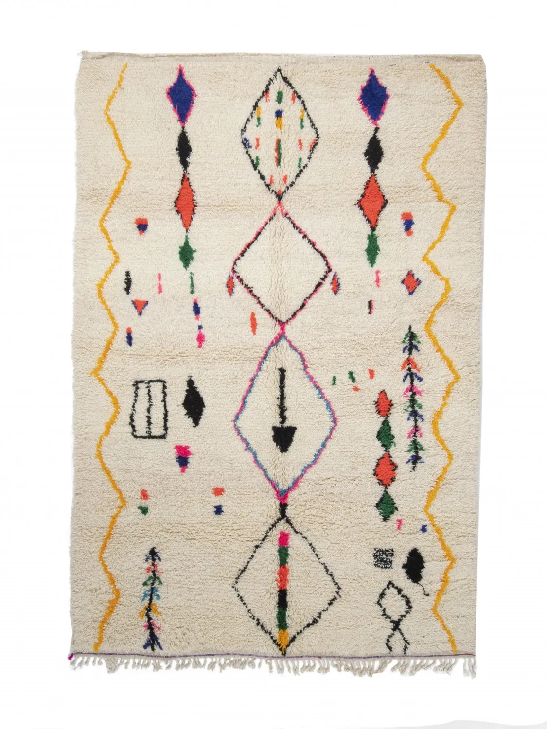 Tapete Kilim Marroquino Azilal 290 x 200 cm