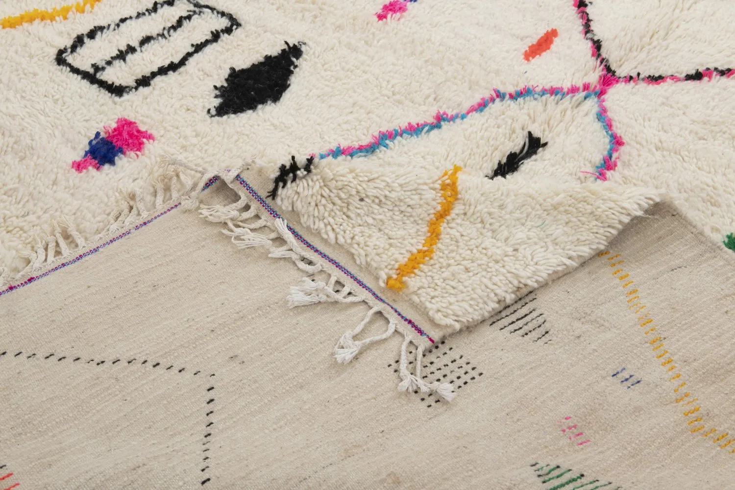 Tapete Kilim Marroquino Azilal 290 x 200 cm