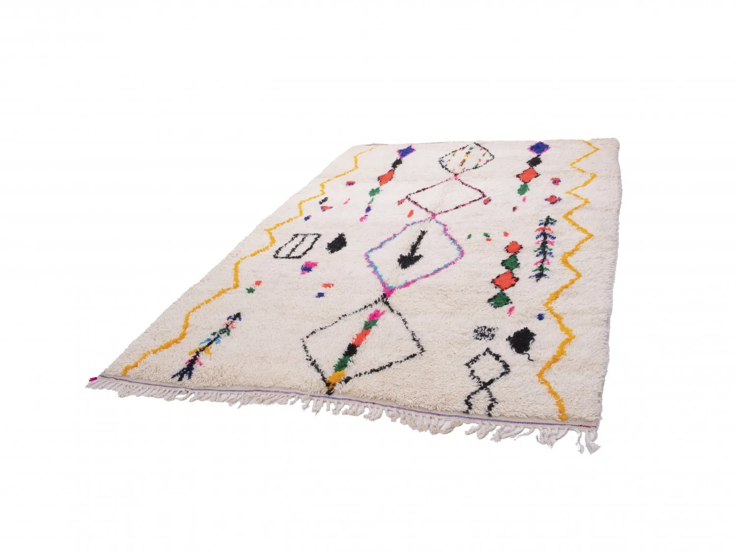 Tapete Kilim Marroquino Azilal 290 x 200 cm