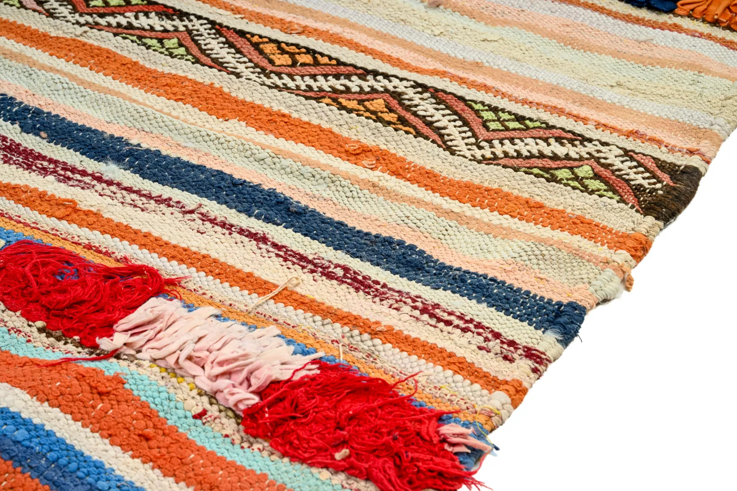 Tapete Berbere Marroquino Boucherouite 145 x 225 cm