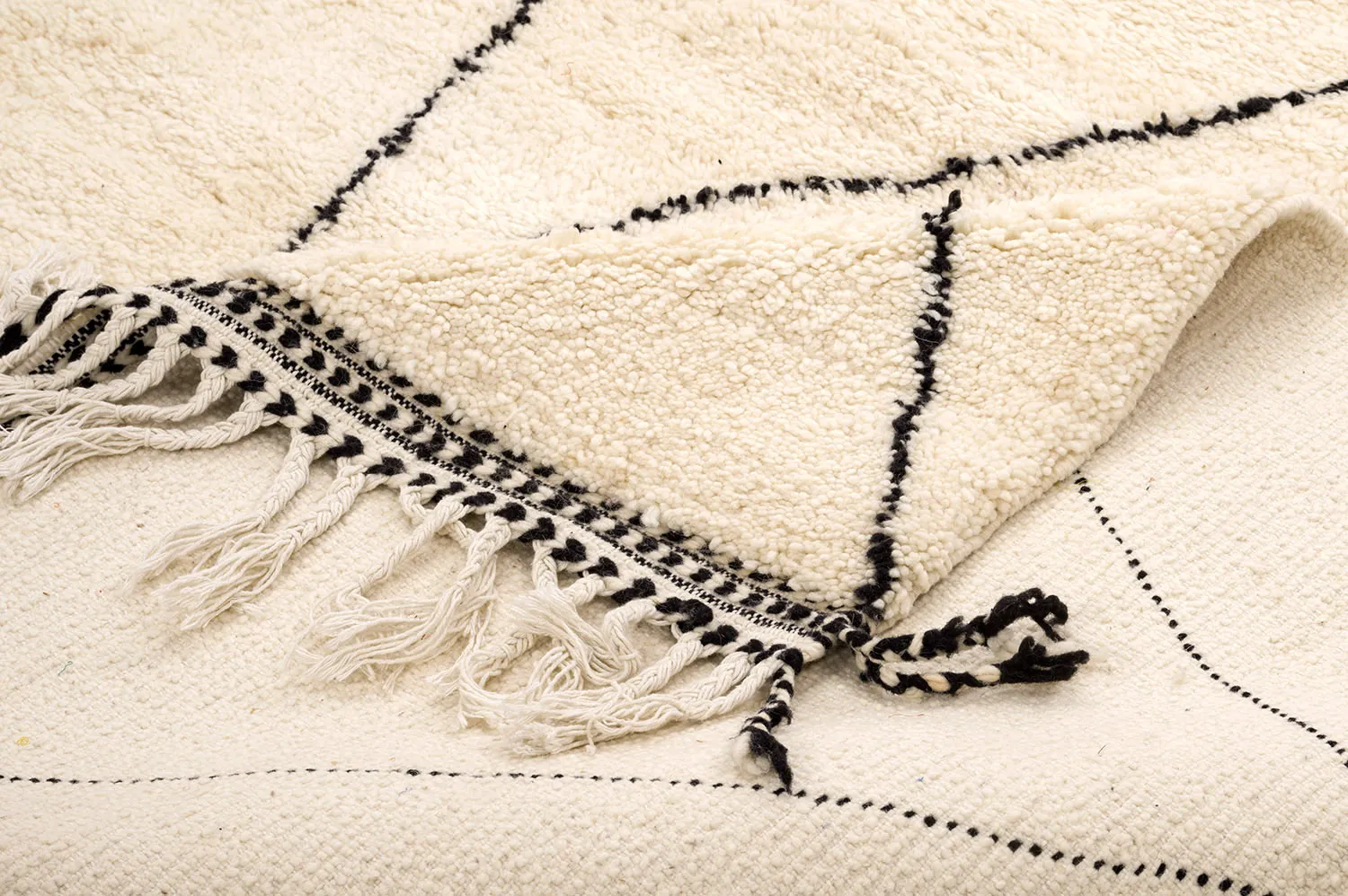 Tapete Kilim Marroquino Beni Ourain 165 x 260 cm