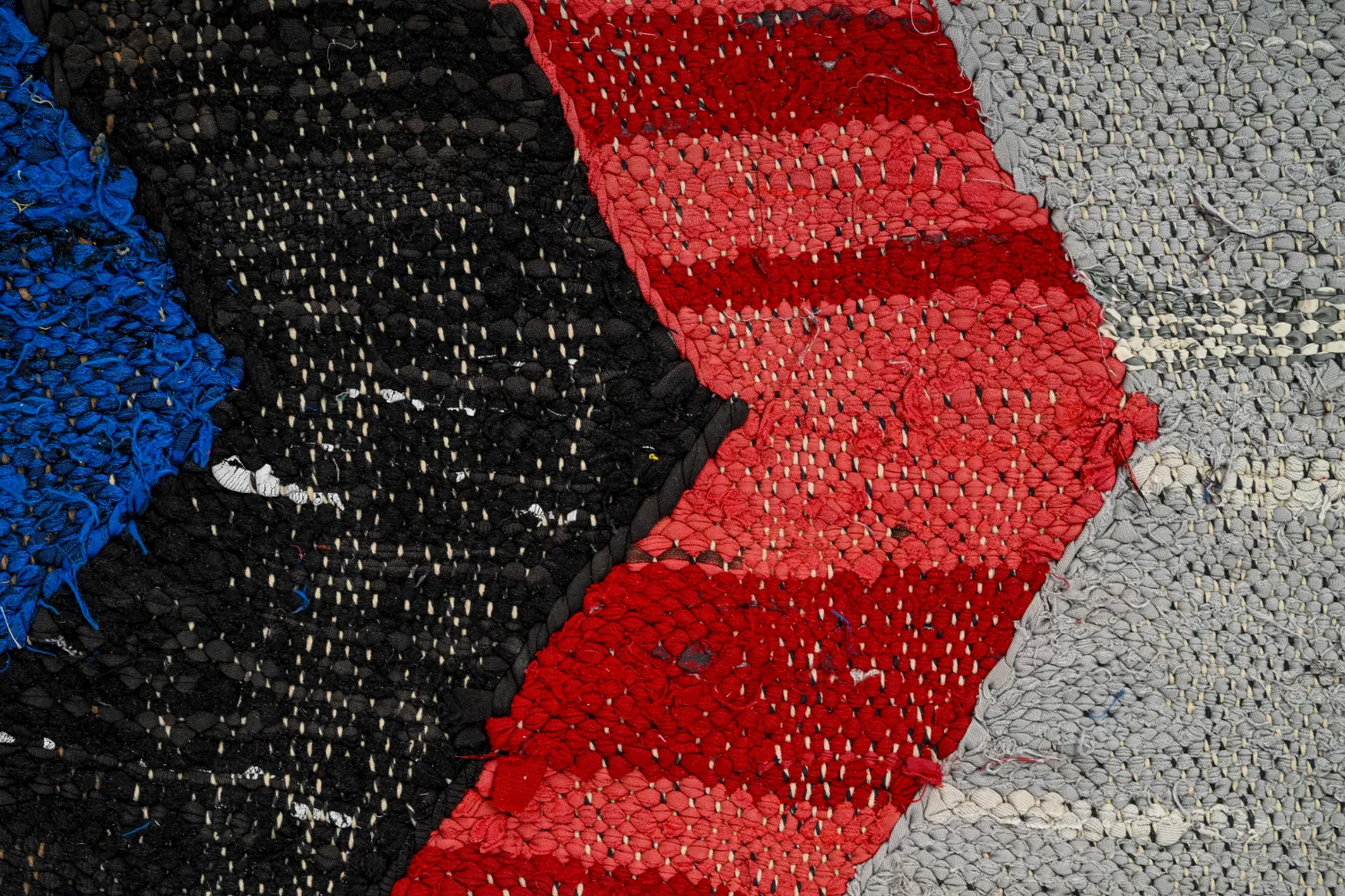 Tapete Berbere Marroquino Boucherouite 135 x 225 cm