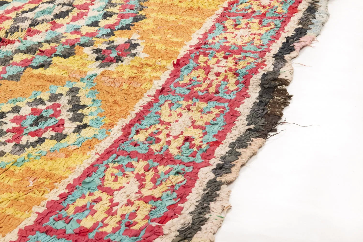 Tapete Berbere Marroquino Boucherouite 270 x 155 cm