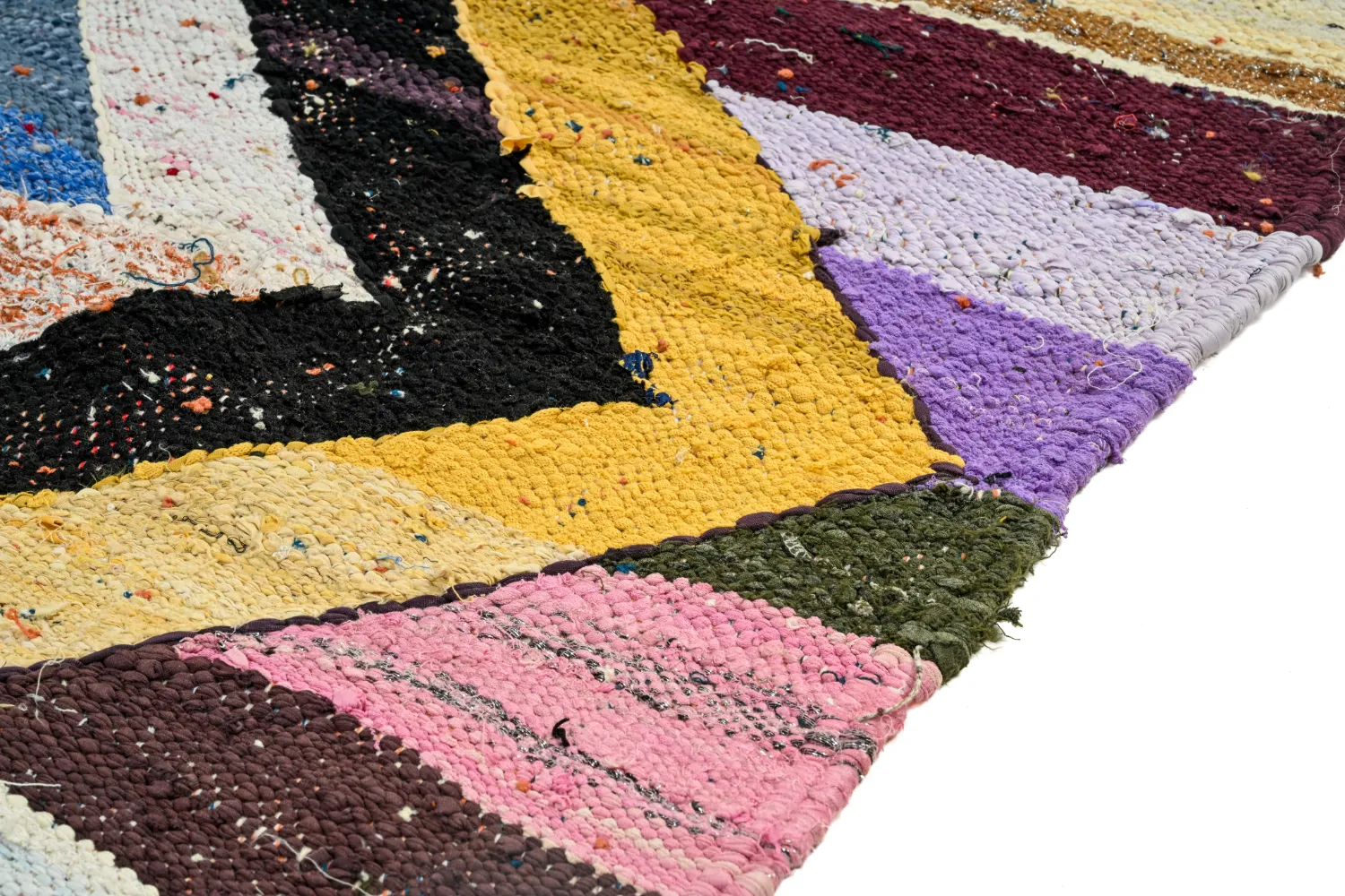 Tapete Berbere Marroquino Boucherouite 135 x 260 cm