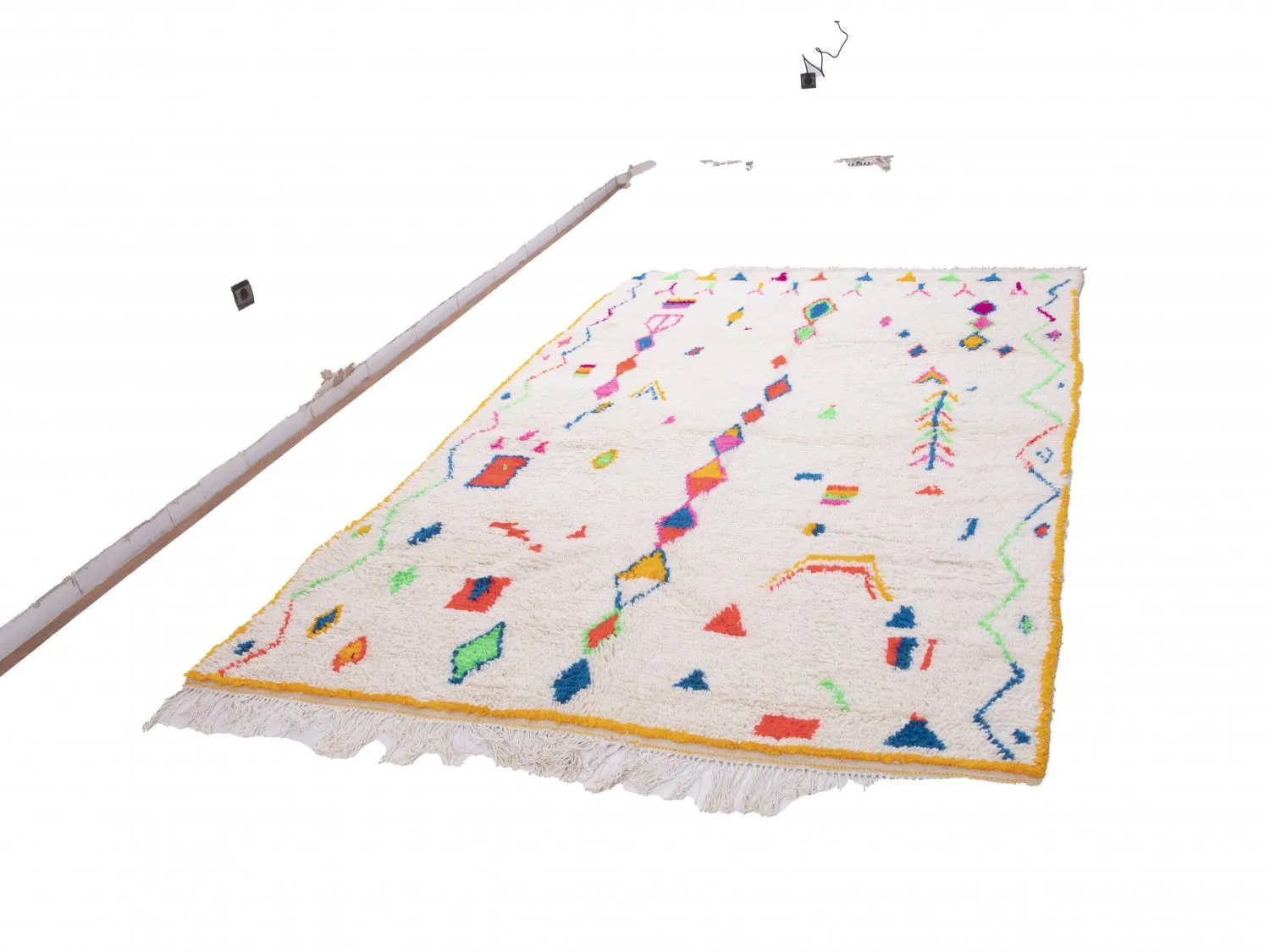 Tapete Kilim Marroquino Azilal 290 x 190 cm