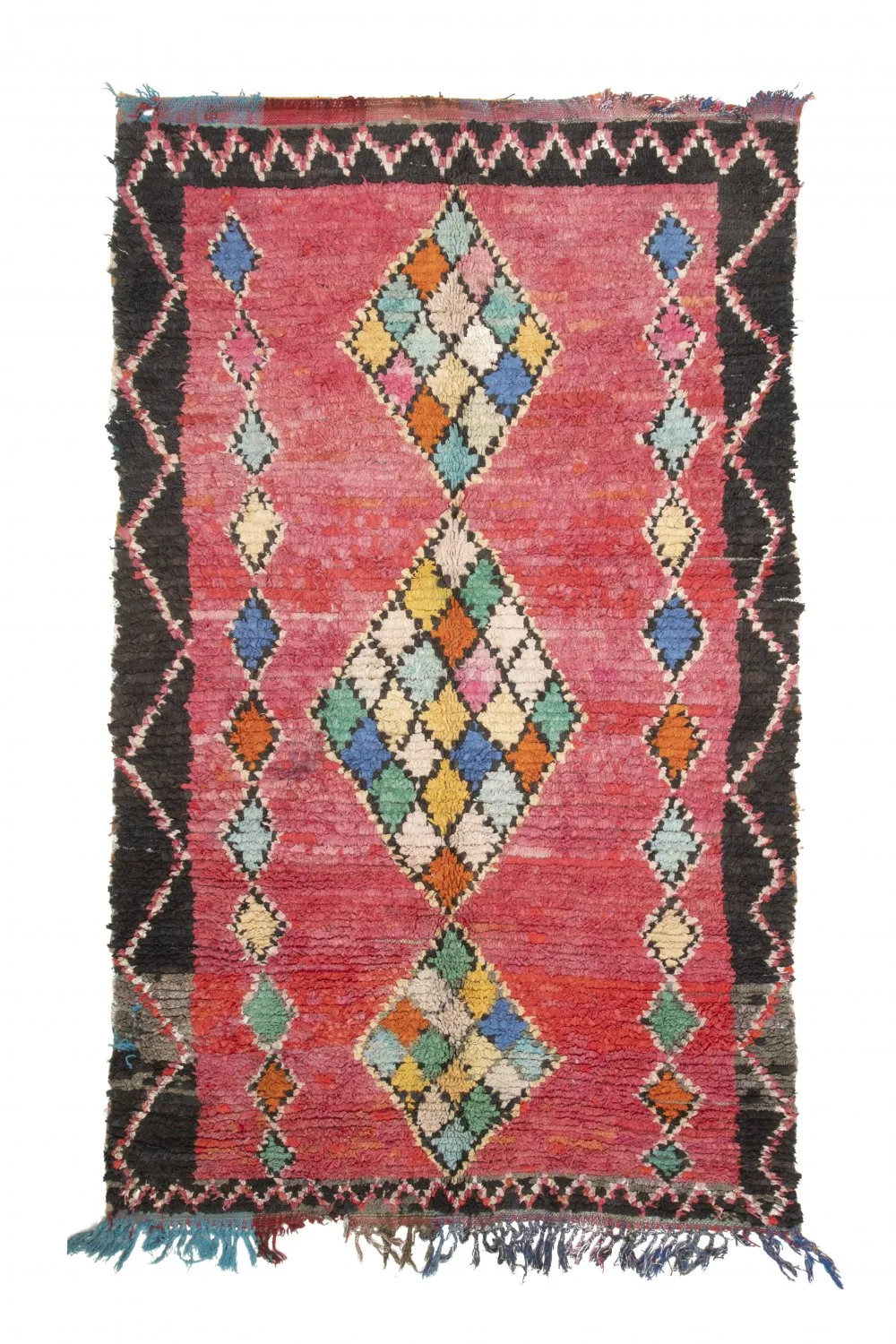 Tapete Berbere Marroquino Boucherouite 270 x 170 cm