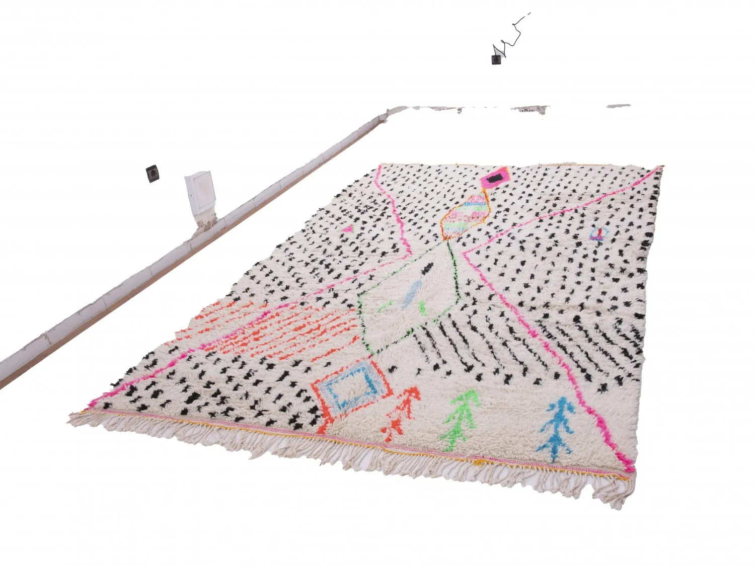 Tapete Kilim Marroquino Azilal 290 x 190 cm