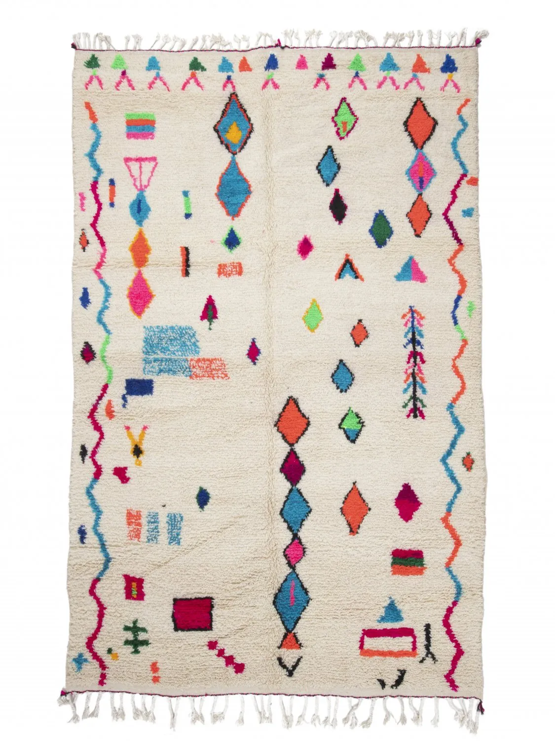 Tapete Kilim Marroquino Azilal 310 x 190 cm