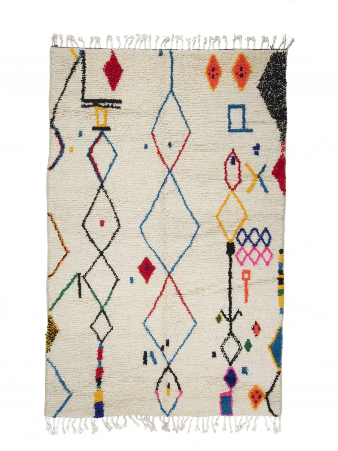 Tapete Kilim Marroquino Azilal 290 x 190 cm