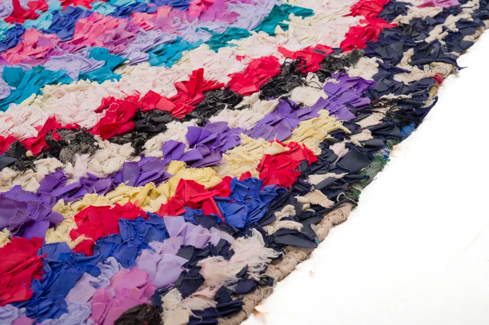 Tapete Berbere Marroquino Boucherouite 270 x 145 cm