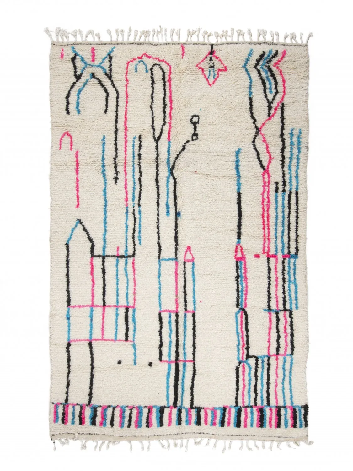 Tapete Kilim Marroquino Azilal 310 x 200 cm