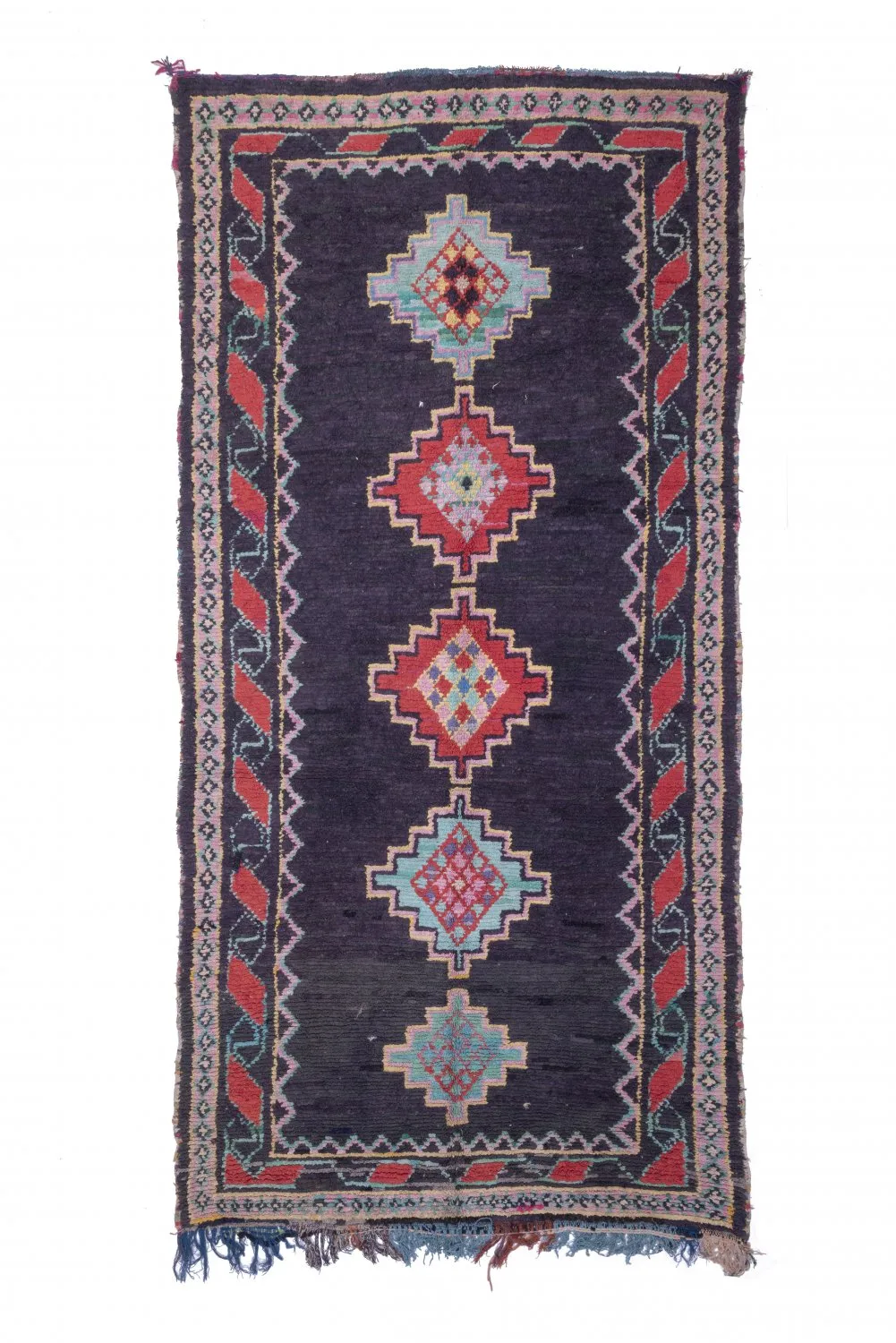 Tapete Berbere Marroquino Boucherouite 360 x 180 cm